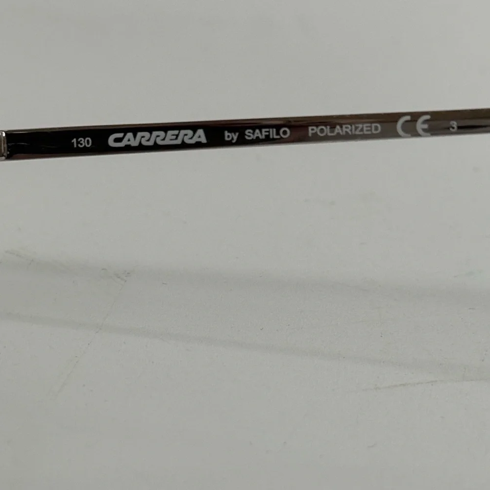Carrera Hot/S Pilot Black Aviator shield polarized gradient lenses with logo